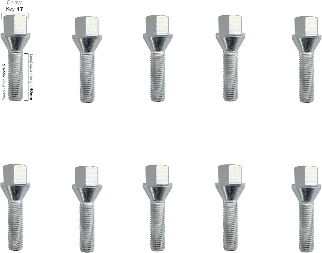 Simoni Racing DR083/B1 Spurverbreiterungen mit Schrauben Speziell, 12 mm