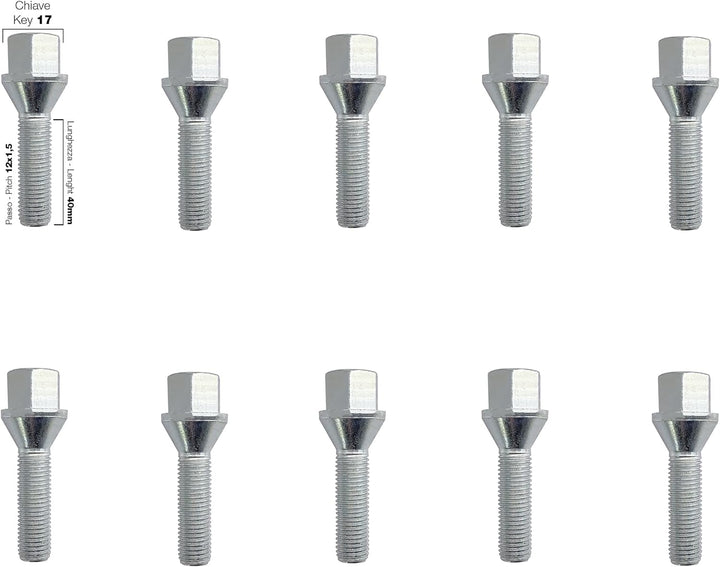 Simoni Racing DR083/B1 Spurverbreiterungen mit Schrauben Speziell, 12 mm