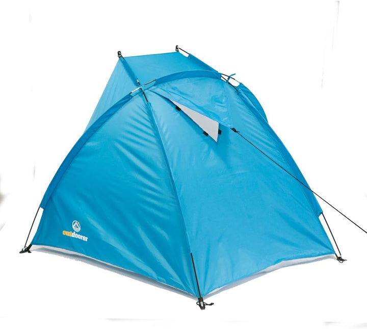 outdoorer Strandmuschel Helios Air - Reise-Strandmuschel mit UV Schutz 80 & verschliessbarem Fenster