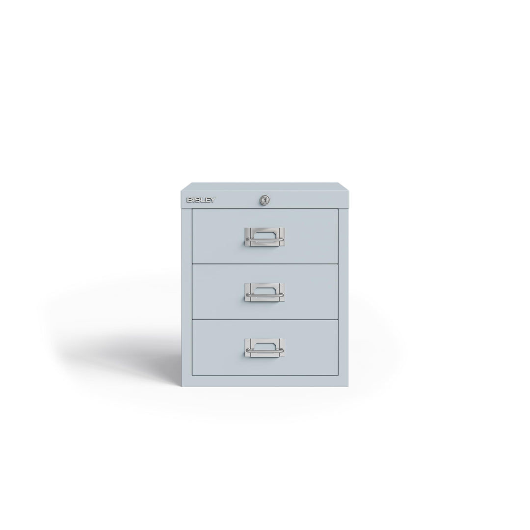 BISLEY MultiDrawer, LA123, DIN A4, 3 Schubladen, 645 lichtgrau, Metall, Lichtgrau