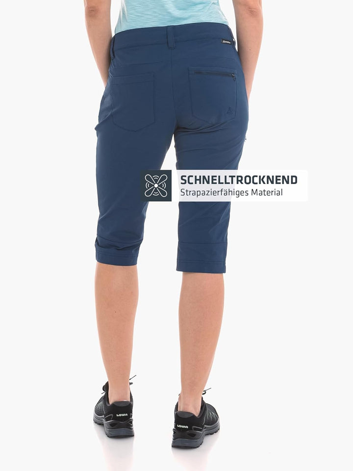 Schöffel Damen Caracas2 Hose Wanderhose Trekkinghose 34 Dress Blues, 34 Dress Blues