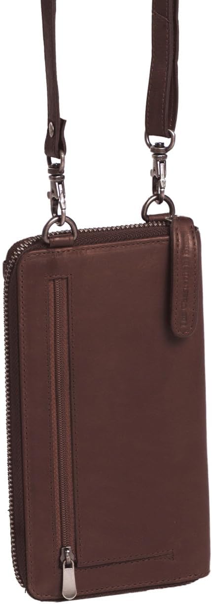 The Chesterfield Brand Malaga - Handytasche/Geldbörse 12cc 19 cm Brown