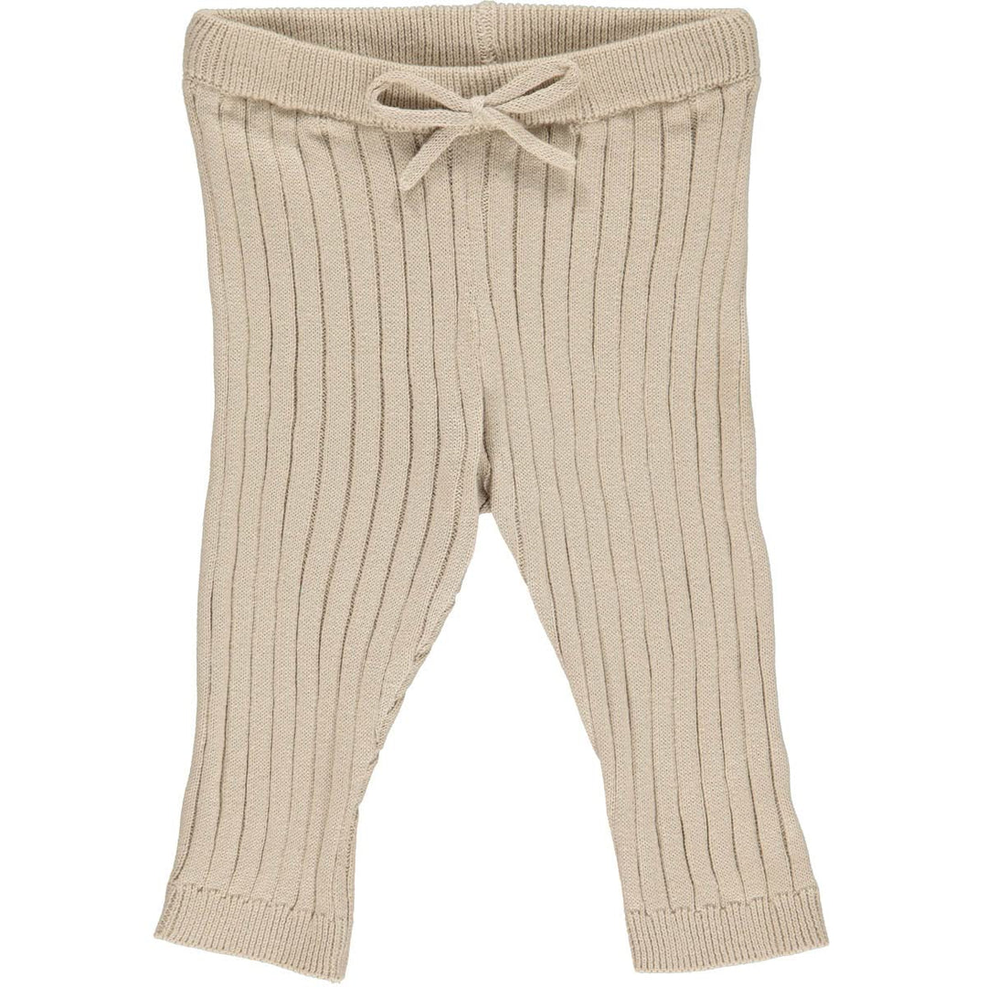 müsli Baby-Jungen Knit Rib Casual Pants 68 Feather, 68 Feather