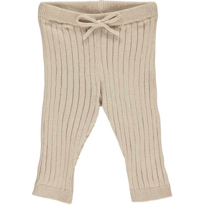 müsli Baby-Jungen Knit Rib Casual Pants 68 Feather, 68 Feather