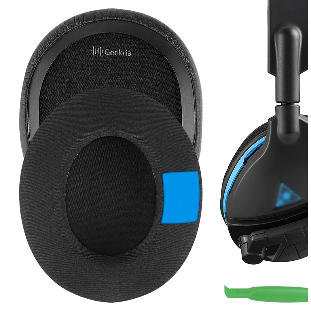 GEEKRIA Sport Cooling Gel Ersatz-Ohrpolster für Kopfhörer for Turtle Beach Stealth, Ear Force, Call