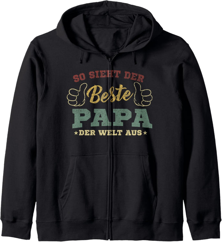 So Sieht Der Beste Papa Der Welt Aus Vatertag Kapuzenjacke