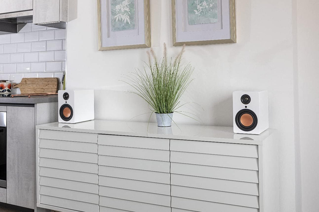 Mitchell Acoustics Acoustics USTREAM ONE - Weisser, kabelloser Hi-Fi-Lautsprecher True Wireless Blue