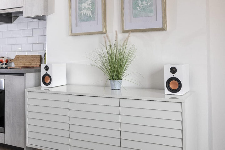 Mitchell Acoustics Acoustics USTREAM ONE - Weisser, kabelloser Hi-Fi-Lautsprecher True Wireless Blue