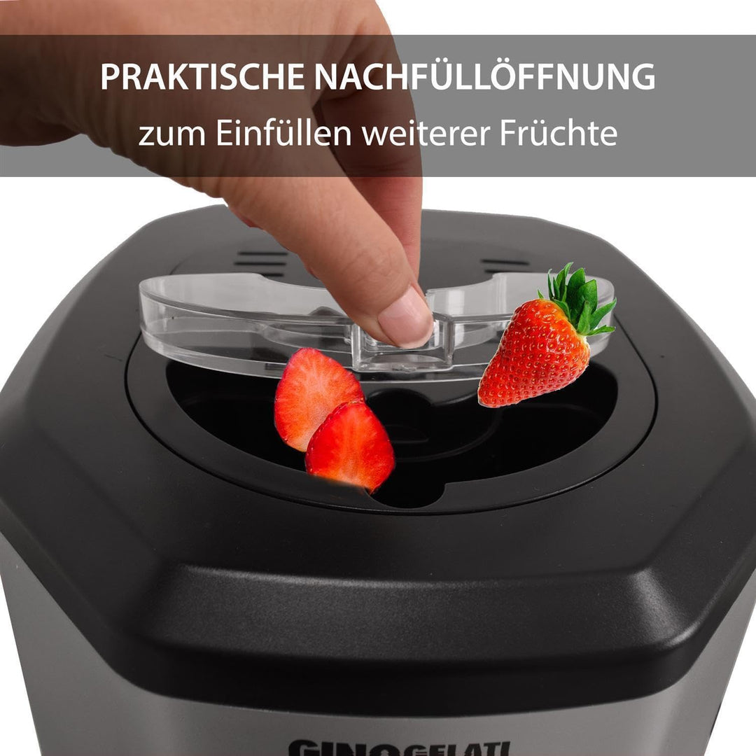Syntrox Germany Quilons Milchshake- & Frozen-Joghurt-Maschine, 95 W, mit Zapfhahn, Dessertmaschine f