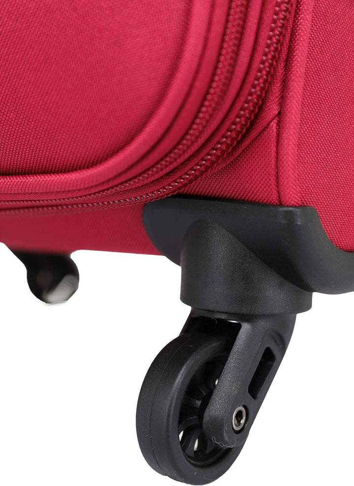 BEIBYE 4 Rollen Reisekoffer 3tlg.Stoffkoffer Handgepäck Kindergepäck Gepäck Koffer Trolley Set-XL-L-