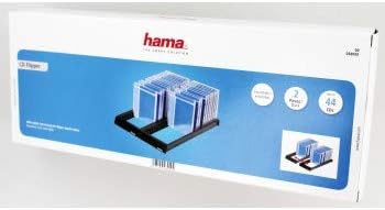 Hama CD Ständer Archivierungssystem (für 44 CD-Leerhüllen, CD Rack zur Aufbewahrung, Organizer rutsc
