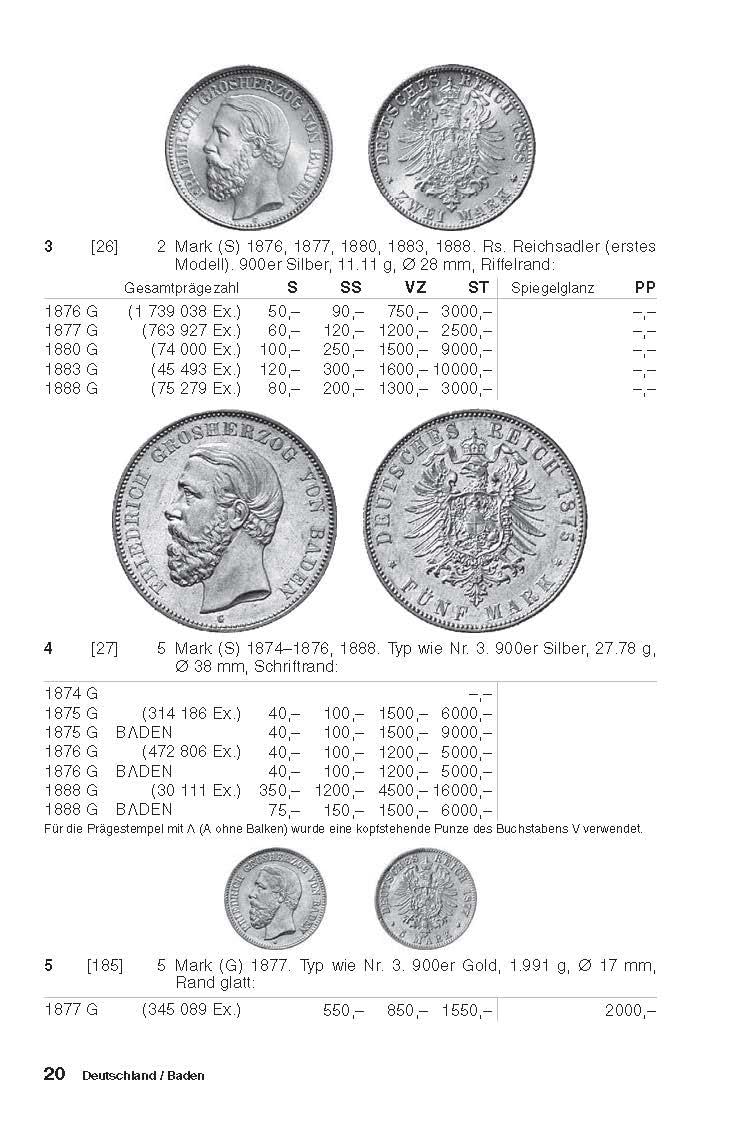 Kleiner deutscher Münzkatalog von 1871 bis heute, Taschenbuch