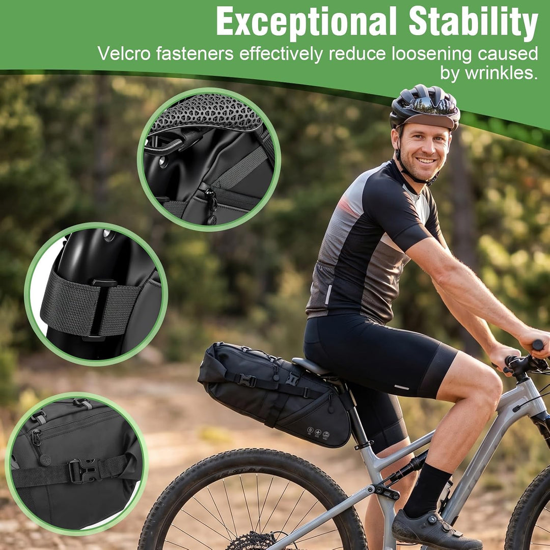 Gugxiom 12L Bikepacking Satteltasche,Wasserdicht,super Fester Halt
