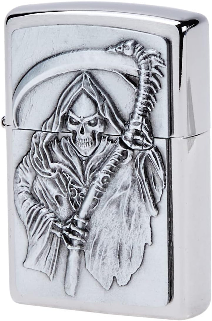 Zippo Feuerzeug 2000856 Reapers Curse Emblem Benzinfeuerzeug, Messing, Reapers Curse