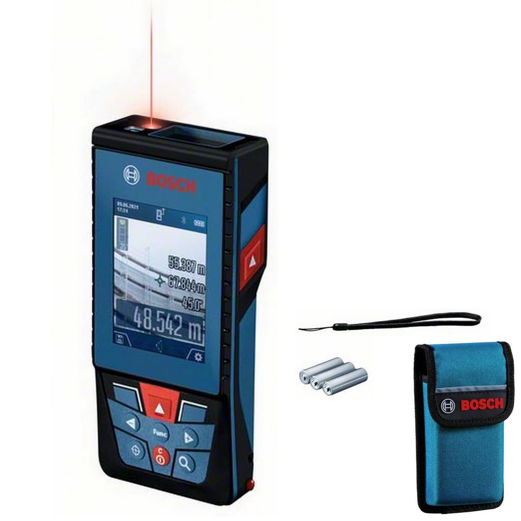 Bosch Professional Laser-Entfernungsmesser GLM 150-27 C (integrierte Kamera, integrierter 3,6 V Akku