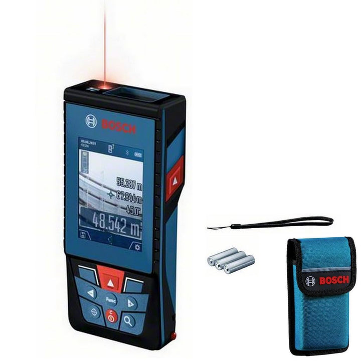 Bosch Professional Laser-Entfernungsmesser GLM 150-27 C (integrierte Kamera, integrierter 3,6 V Akku