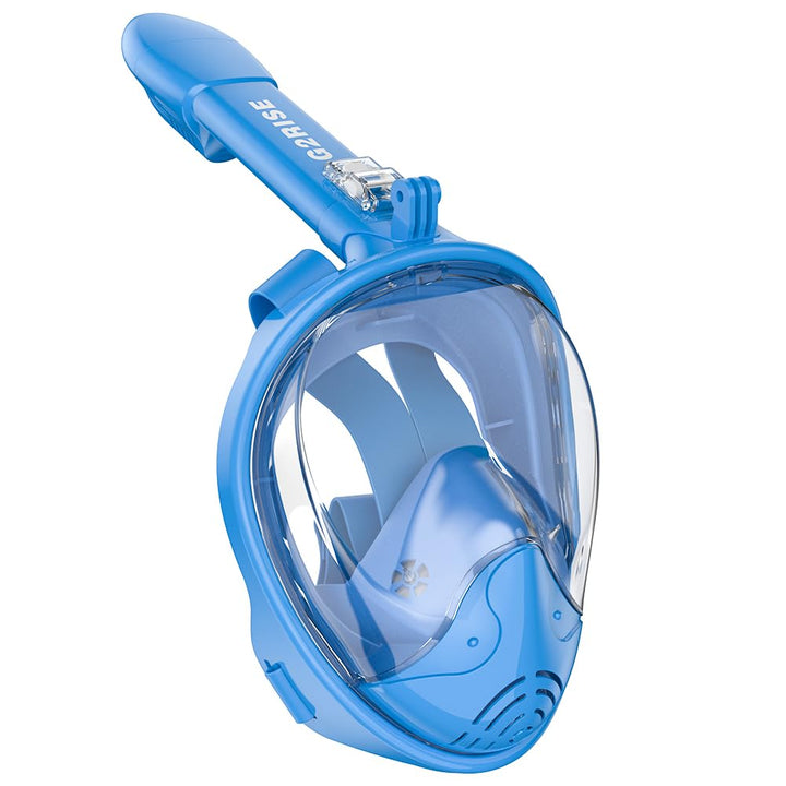 G2RISE® Schnorchelmaske, Tauchmaske, Faltbare CO2-sichere Schnorchel Vollmaske mit Kameraposition fü