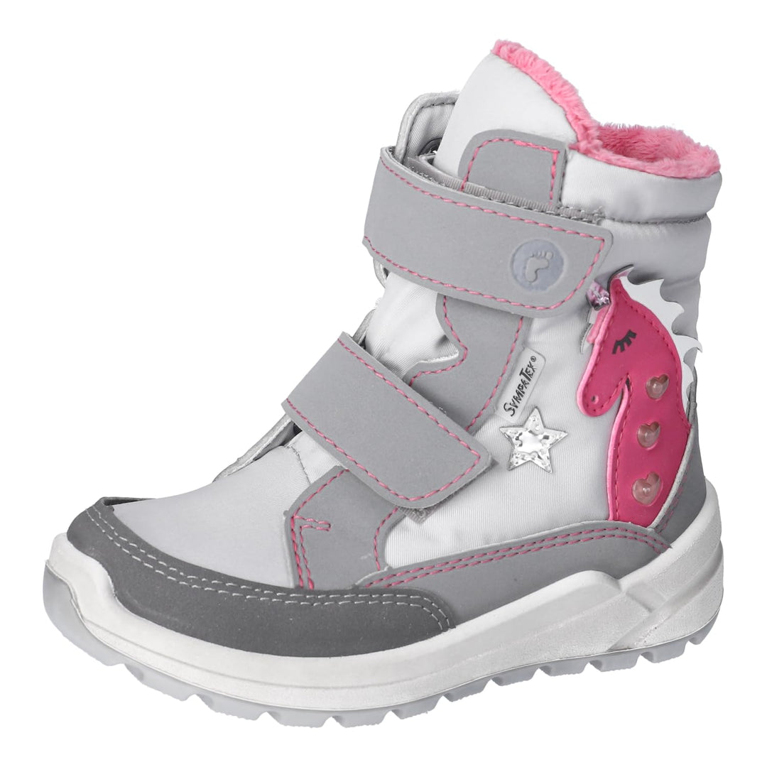 RICOSTA Mädchen Winterstiefel Annika, Kinder Boots, Weite: Mittel, lose Einlage, Sympatex, Blinklich