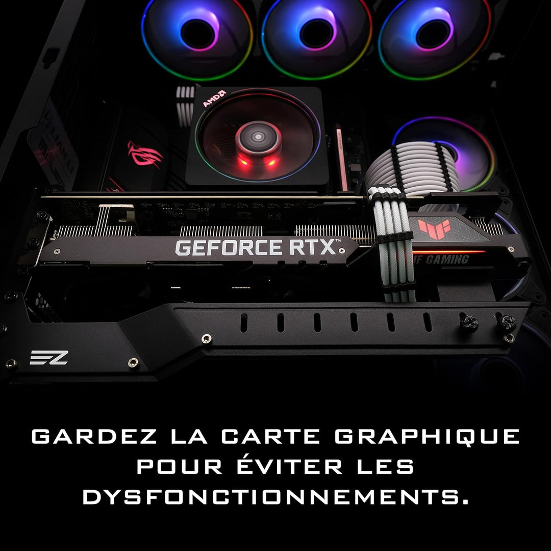 EZDIY-FAB GPU-Halterung für Grafikkarten, Senkung für Grafikkarte/Schutzhülle RX6700, RTX3090-309EZ-