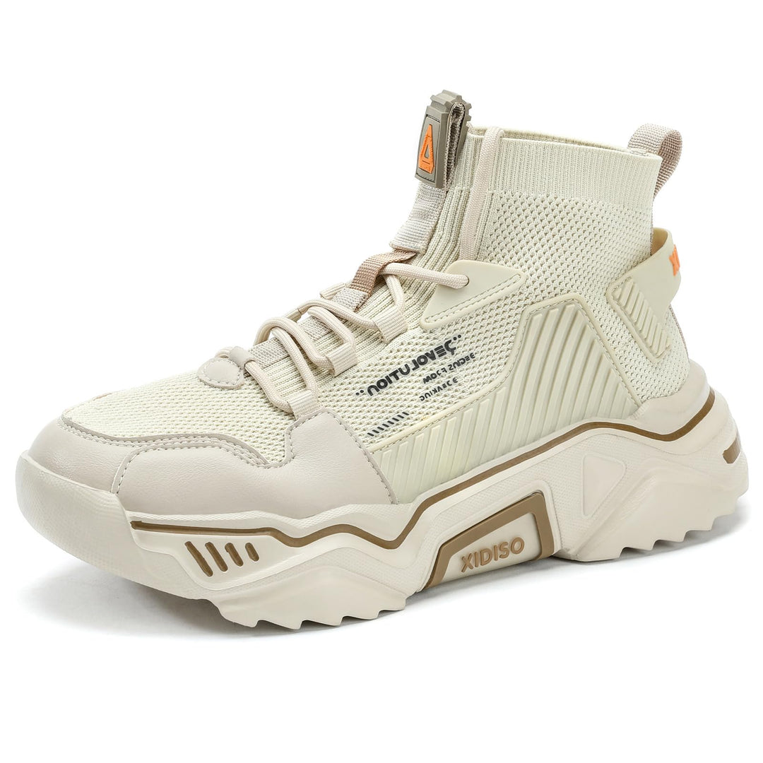 FUSHITON Herren Sportschuhe Turnschuhe Gym Leicht Hohe Schuhe Outdoor Fitnessschuhe Freizeitschuhe S
