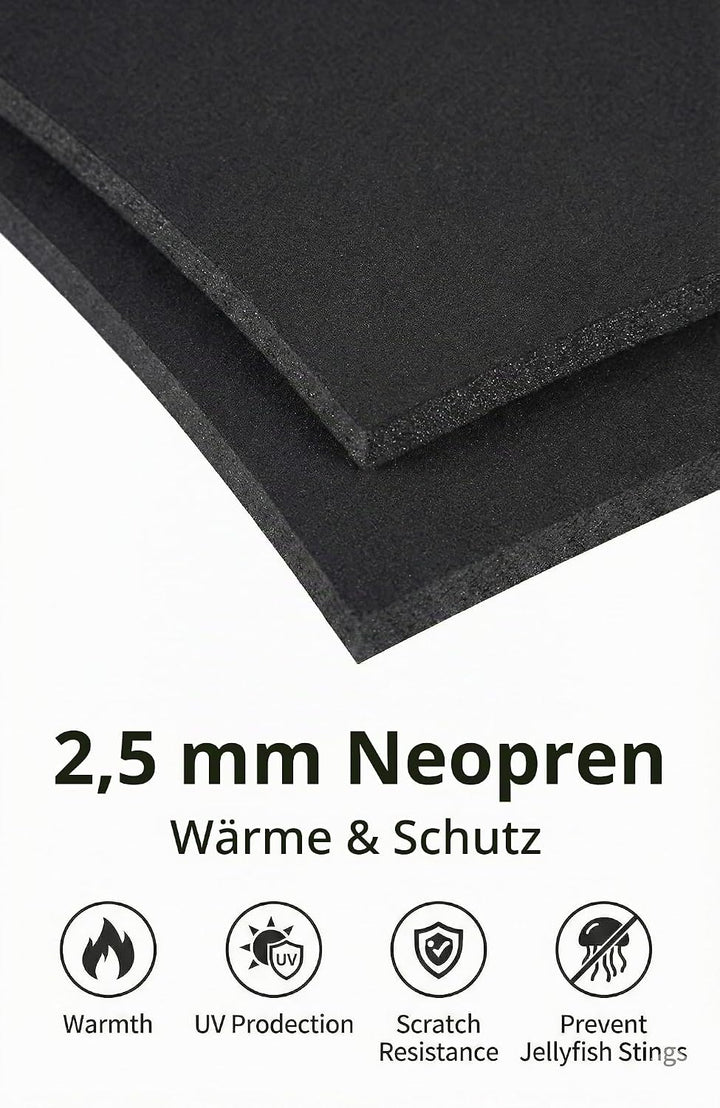 Yikayin Neoprenanzug Kinder, 2.5mm Lang Neopren Taucheranzug, Warm Neoprenanzüge Jungen Mädchen zum