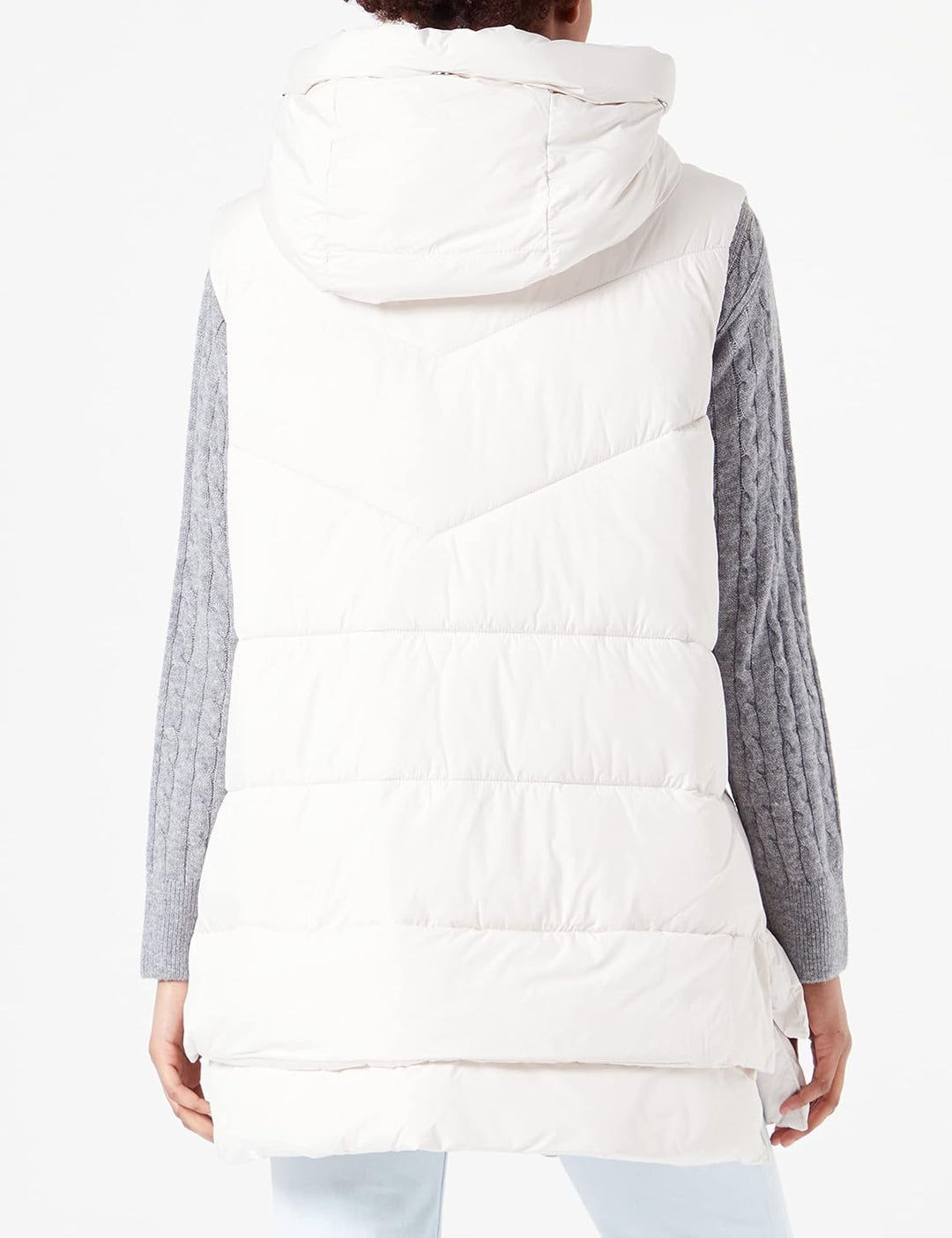 s.Oliver Damen Weste ärmellos XL creme 0330, XL creme 0330