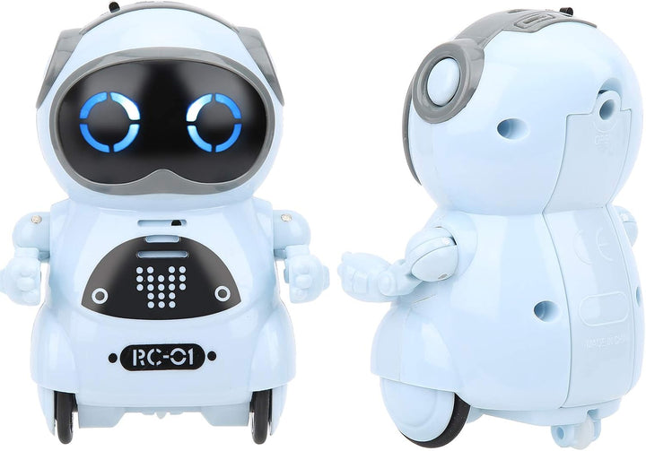 Bewinner Mini-Roboter-Spielzeug, Tasche, Sprechend, Tanzend, Singend, LED-Leuchten, Roboterspielzeug