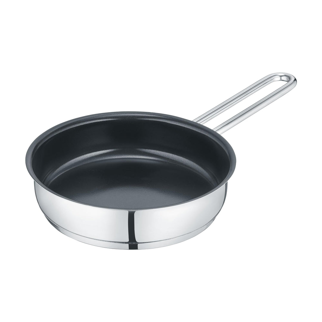 Berndes Mini Bratpfanne 14 cm Edelstahl PFAS-frei – kleine Bratpfanne – Induktion geeignet – Antihaf