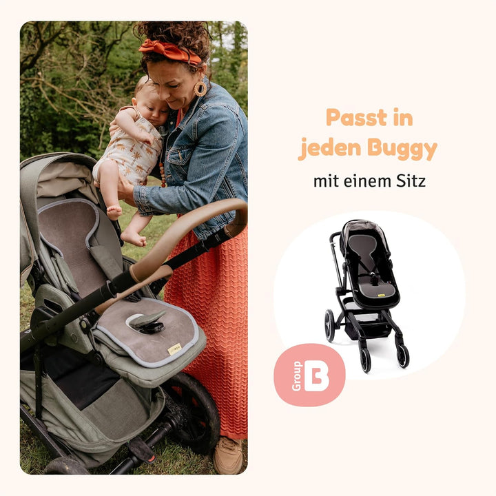AeroMoov - Baby Sitzauflage Air Layer - Einlage Für Autositz oder Kinderwagen - Gruppe B - Antischwi