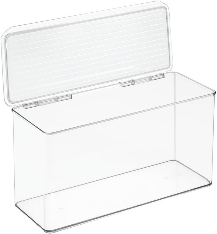 iDesign Cabinet/Kitchen Binz Aufbewahrungsbox, stapelbarer Küchen Organizer aus Kunststoff, Vorratsd