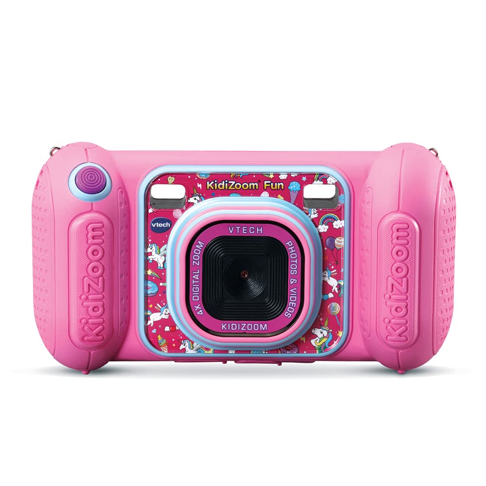 VTech Kidizoom Fun Rose Kinder Digitalkamera mit Display, Videos, Trucages, Spezialeffekte, Kindersi