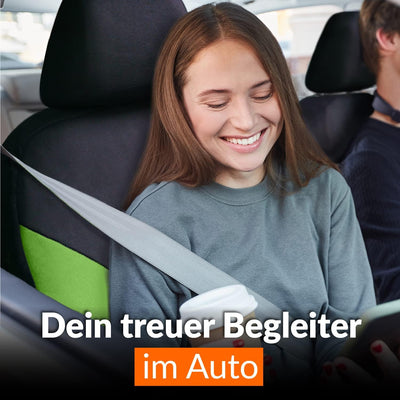 Upgrade4cars Auto-Sitzbezüge Vordersitze Grün Schwarz | Auto-Sitzschoner Set Universal für Fahrersit