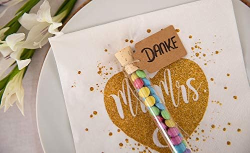 Reagenzgläser zum | Basteln & Dekorieren | Korken aus 100% Kork | Papp-Kärtchen aus recyceltem Papie