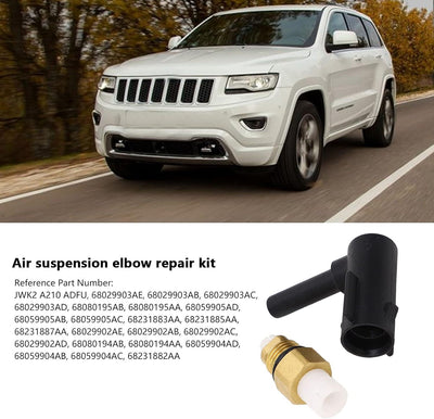 Luftfederungs-Ellbogen-Reparatursatz Ersatz für Jeep Grand Cherokee WK2 2011-2016 68029903AB Compact