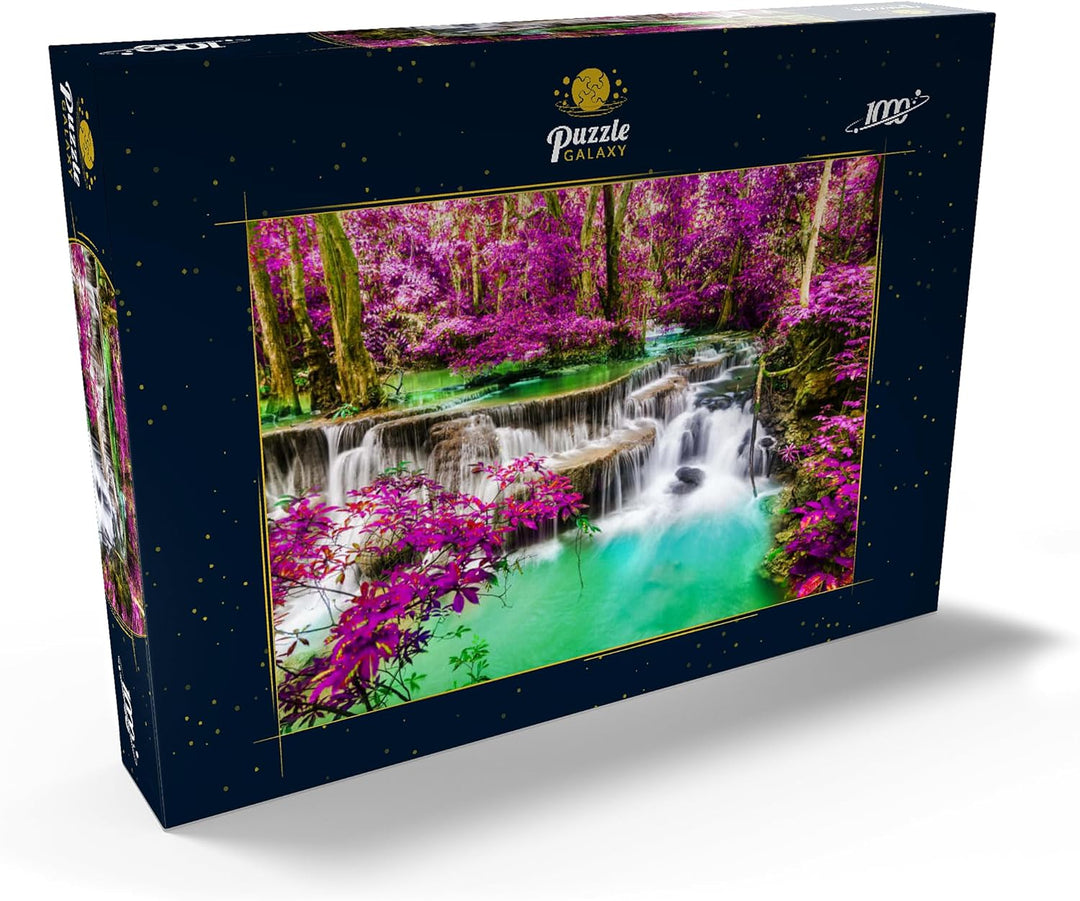 Huay Mae Khamin Wasserfall, Thailand - Premium 1000 Teile Puzzle - MyPuzzle Sonderkollektion von Puz