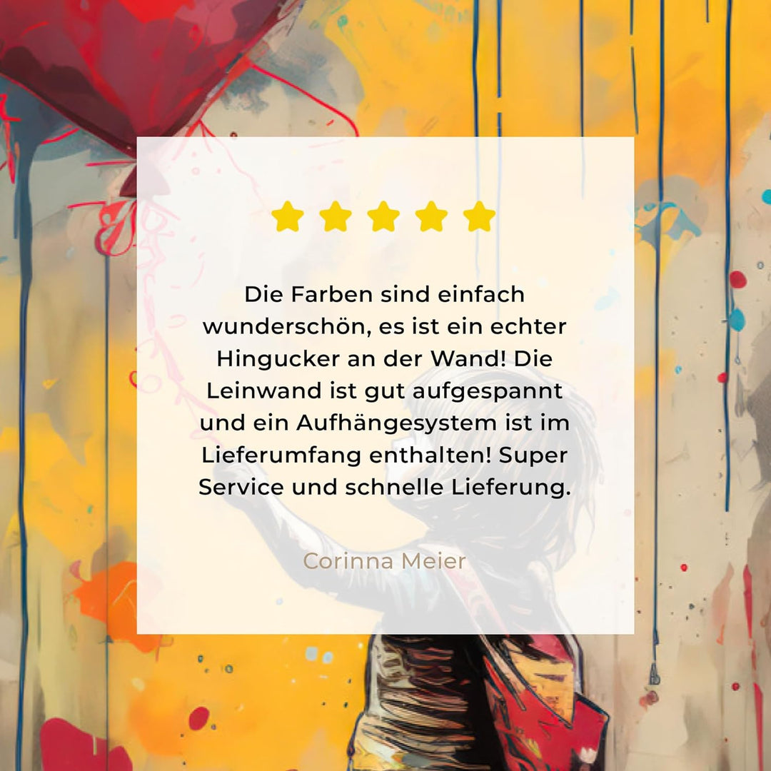 MuchoWow© Bild auf Leinwand Gross 120x80 cm XXL Schlafzimmer Bilder Wand Deko Wohnzimmer Modern Wand