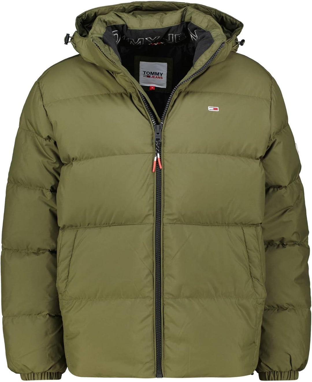 Tommy Jeans Herren Daunenjacke Essential Down Winter S Drab Olive Green, S Drab Olive Green