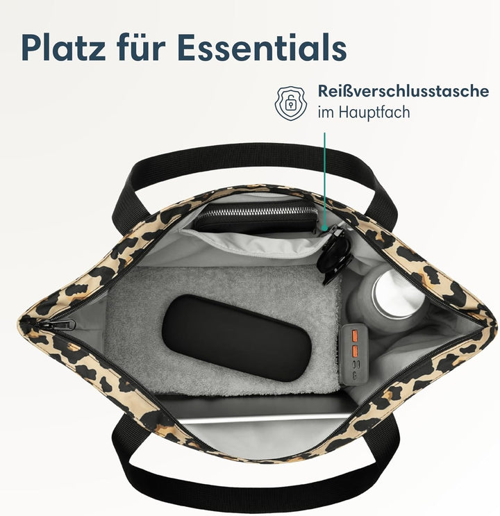 LARKSON Strandtasche Damen & Herren - Linn - Grosse Beach Bag für Strand, Schwimmbad, Pool - Tote Ba