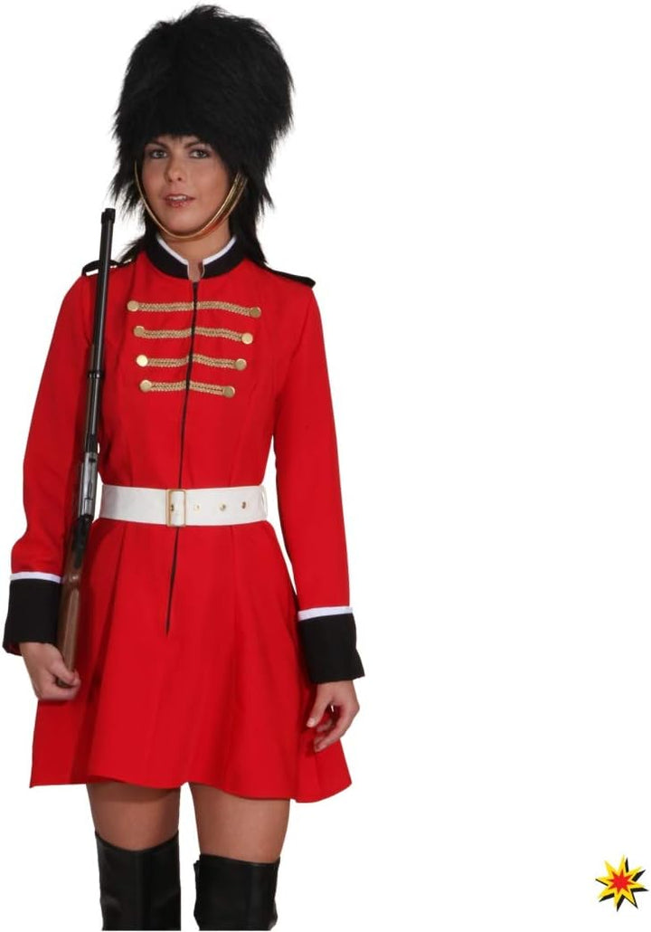 Englischer Wachmann Soldatin Tommy (Kleid, Gürtel) in den Grössen 36 bis 44 (36), 36