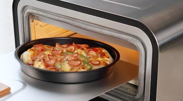 KPO-220 Elektrischer Pizzaofen mit Pizzaschaufel, Touch Display, bis 450°C (KPO-220), KPO-220