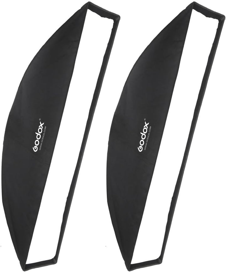 GODOX rechteckige Softbox für Foto-Stroboskop, Studioblitz, Bowens-Halterung, 2 Stück