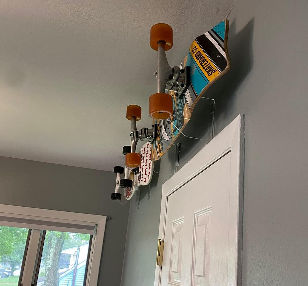 WANLIAN Skateboard Wandhalterung Display Rack Skateboard Wandregal Display Rack Aufhänger Rack Skate