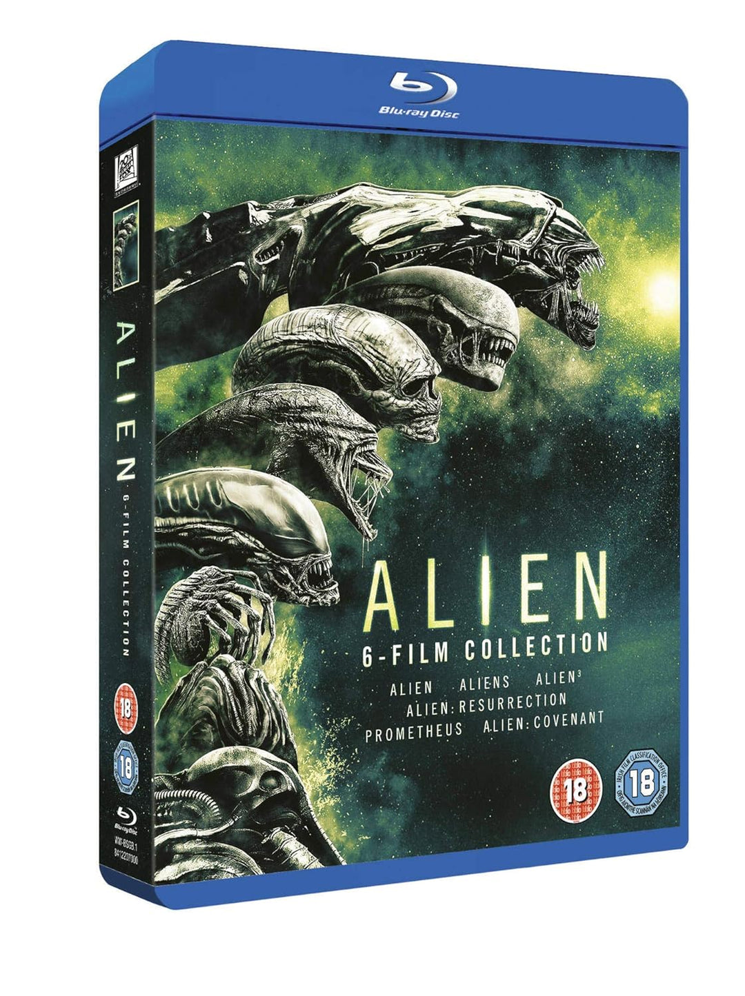 Alien 6 Films Collection: Alien / Aliens / Alien 3 / Alien: Resurrection / Prometheus / Alien Covena