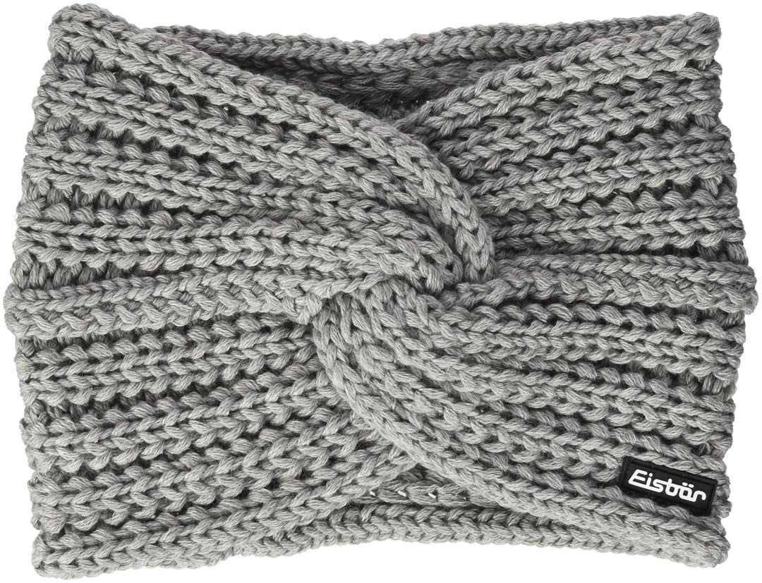 Eisbär Stirnband Inga mit Knoten graumele, graumele