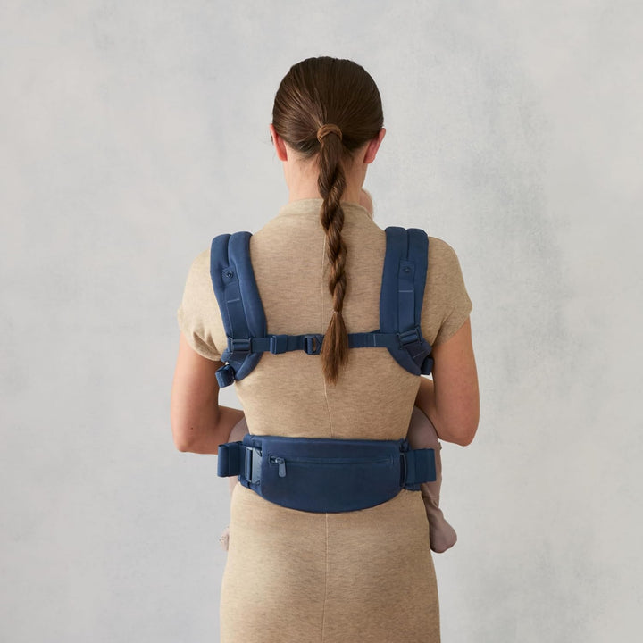 Ergobaby Omni Deluxe All-in-One Babytrage für Neugeborene ab Geburt bis 20kg, Ergonomische 4-Positio