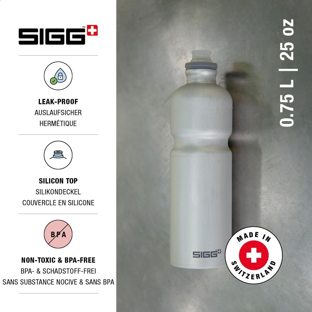 Sigg - Alu Fahrrad Trinkflasche - Move MyPlanet - Klimaneutral Zertifiziert - Federleicht - BPA-frei