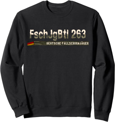 FschJgBtl 263 Zweibrücken Deutsche Fallschirmjäger Soldaten Sweatshirt