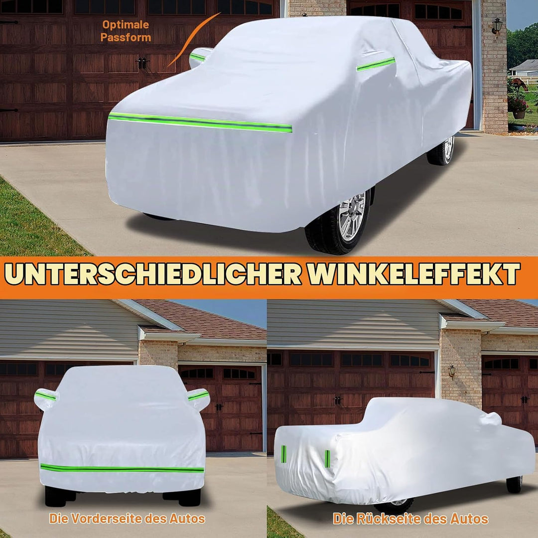 JUDANNA Autoabdeckung Wasserdicht Passend für Ford Ranger Toyota Hilux Nissan Navara VW Amarok, Somm