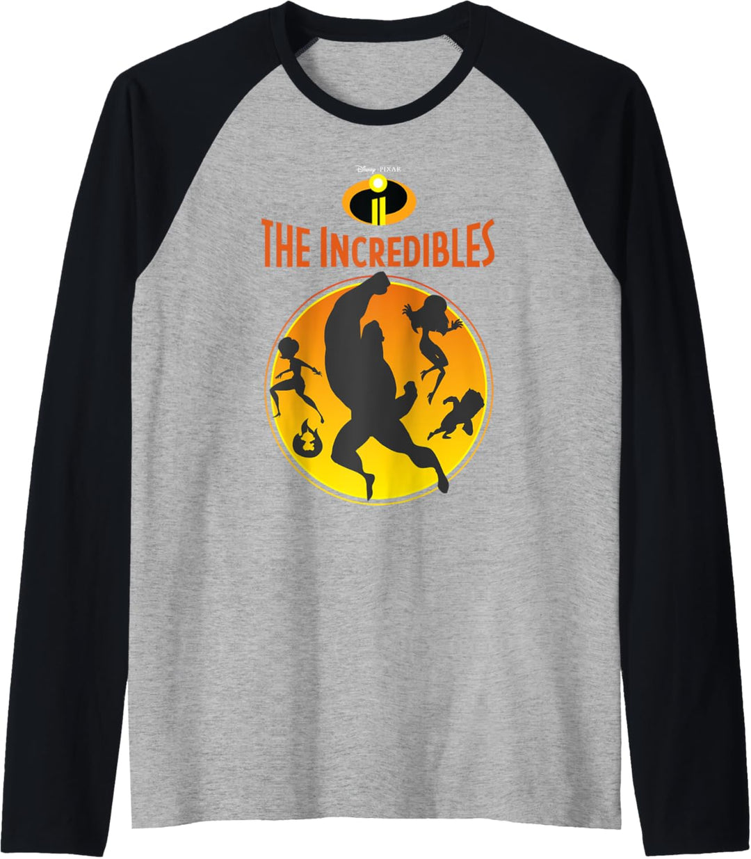 Disney Pixar Incredibles 2 Familien-Silhouette Raglan