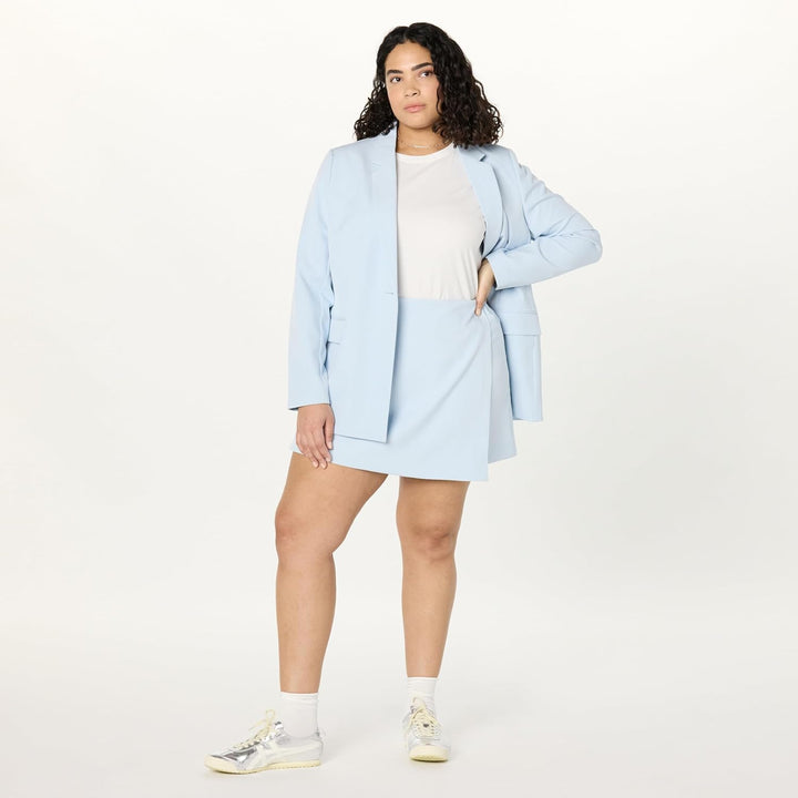The Drop Damen Kamila A-line Mini Skort Shorts (1er Pack) M Skyway, M Skyway